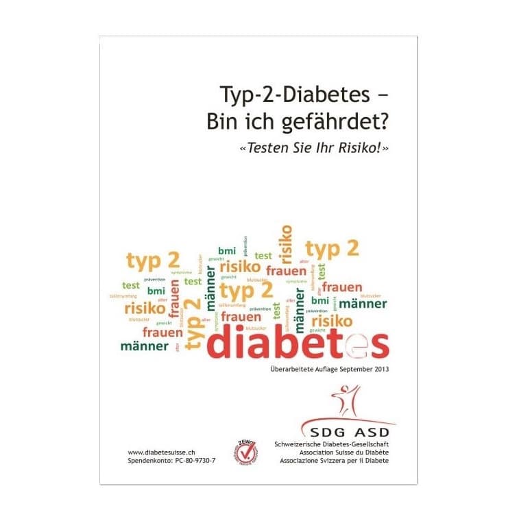 Flyer Risikotest Typ-2-Diabetes