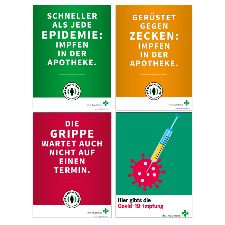 Plakate Imfpungen