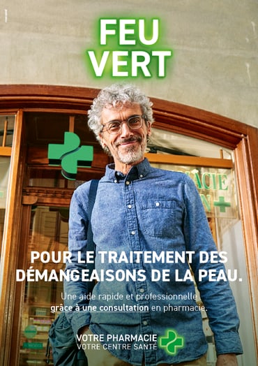Pour le traitement des démangeaisons de la peau