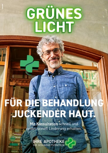 Für die Behandlung juckender Haut